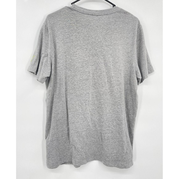 Puma Shirt Mens M  Gray Spell Out Logo Graphic Tee - Picture 5 of 7